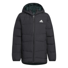 adidas Winter-Isolationsjacke Frosty (gefüttert, mit Kapuze) schwarz Kinder